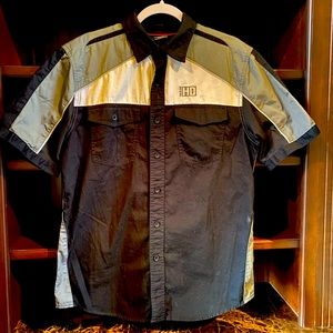 Men’s Harley Davidson thick riding shirt.